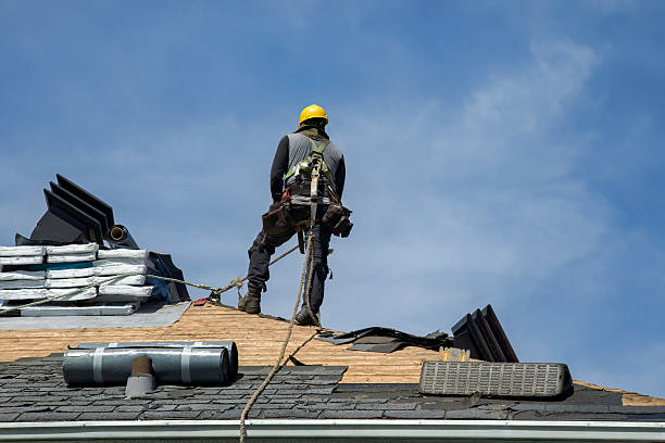 Professional Roof Replacement technician working in West Peterborough, NH